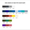 tank top color chart - Kenny Chesney Store